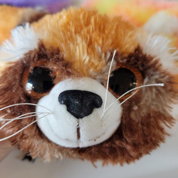 Lot 3 Long Tail Plush Cat and Red Panda Stuffed Animals 16" Multicolor Plushie - Picture 16 of 16